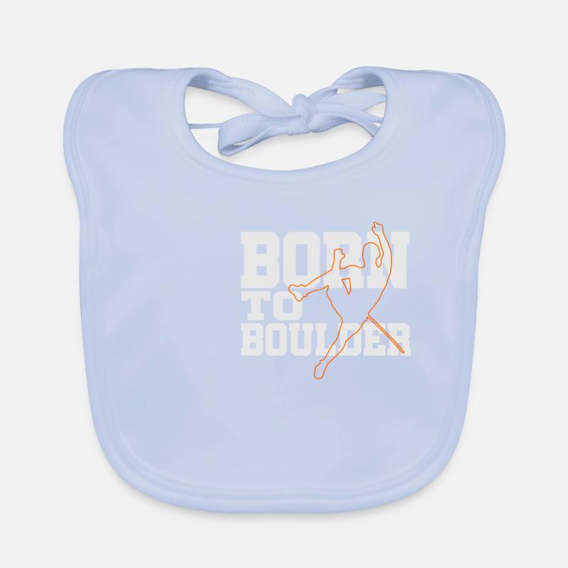 Climber Boulder Climber Climbing Organic Baby Bibs