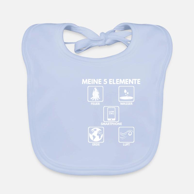 My 5 Elements Fire Water Air Earth Gift Organic Baby Bibs