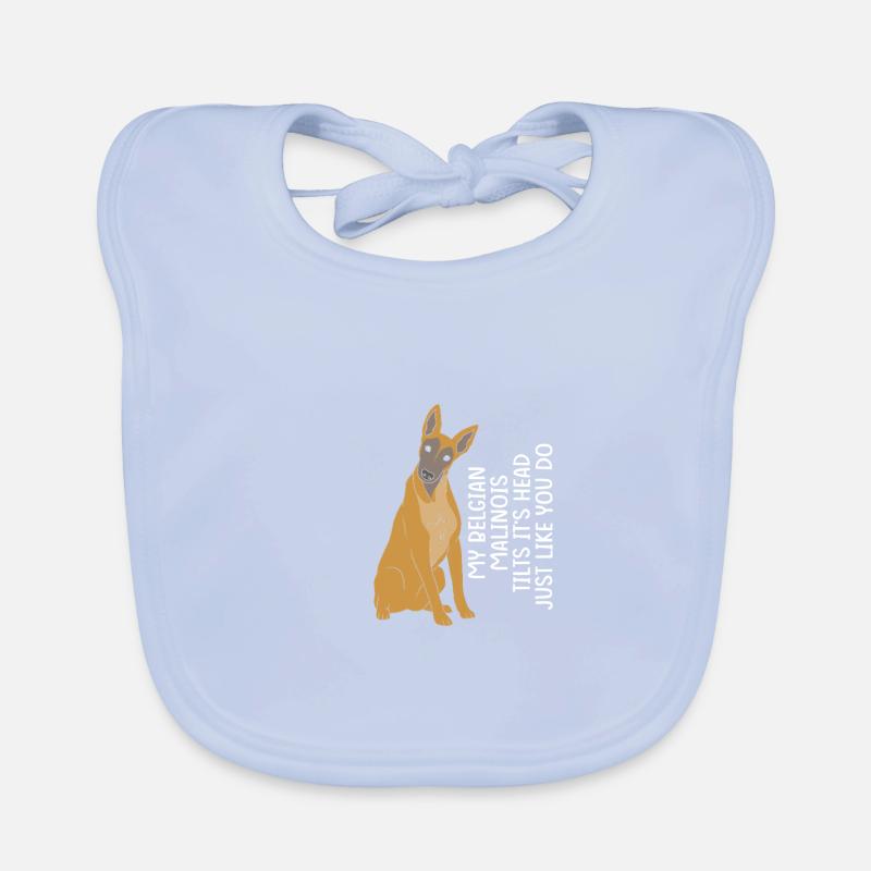 Belgian Malinois Organic Baby Bibs
