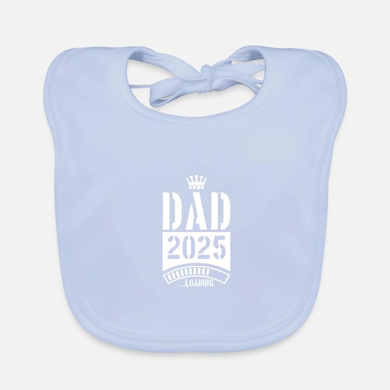 Dad 2025 Loading Papa Organic Baby Bibs