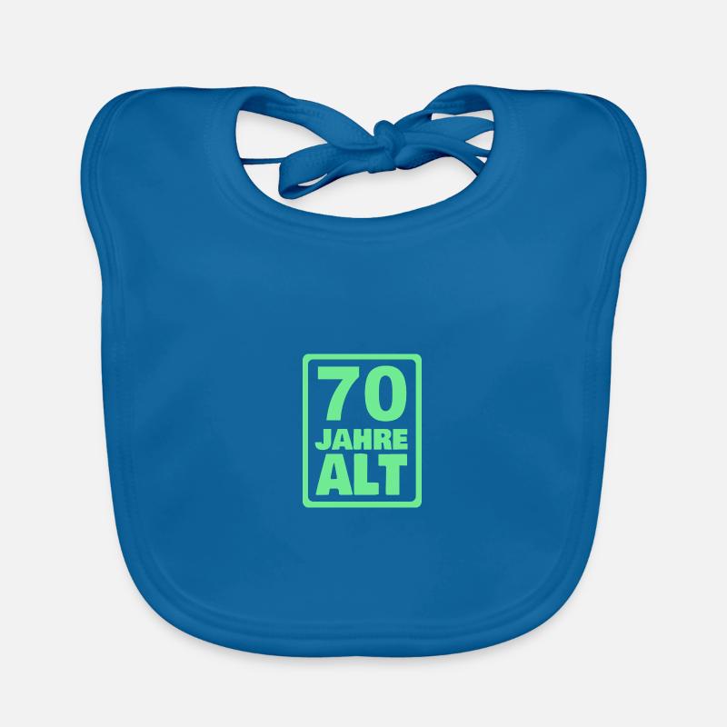 70 ans Bavoir bio Bébé