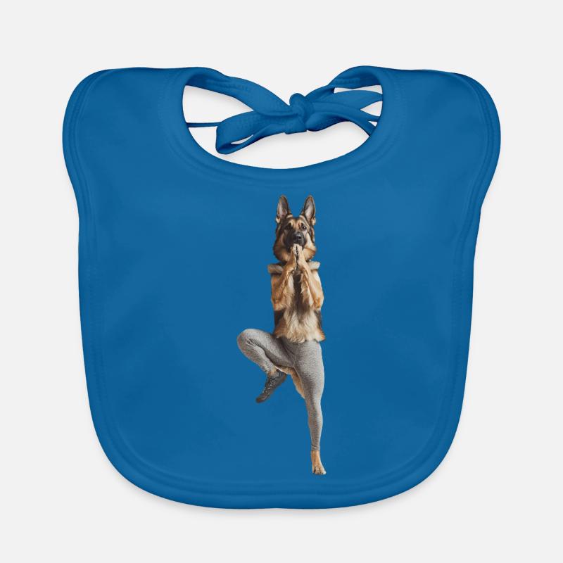 Deutscher Schäferhund Baby Bio-Lätzchen