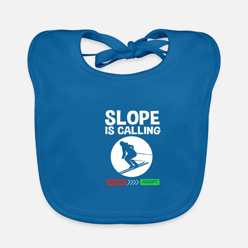 Ski Skiurlaub Baby Bio-Lätzchen