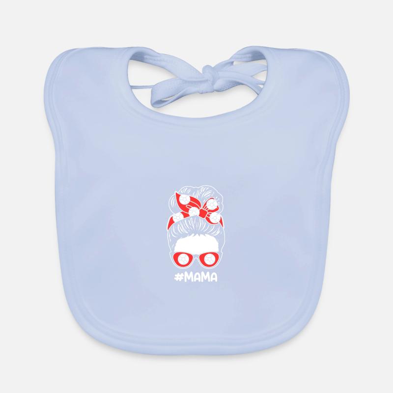 Handballer Mama Mutter Handball Baby Bio-Lätzchen