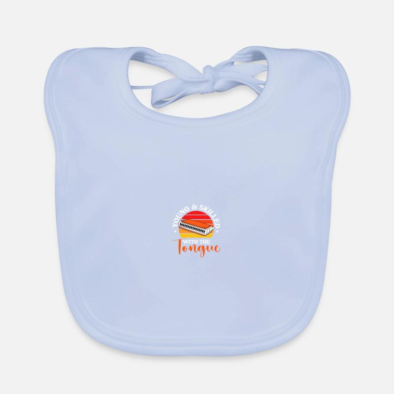 Harmonica player Organic Baby Bibs