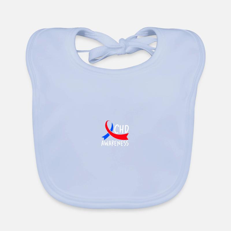 Malformation cardiaque congénitale Conscience des maladies coronariennes Bavoir bio Bébé