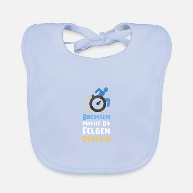 Rollstuhl Behinderung Handicap Rollstuhlfahrer Baby Bio-Lätzchen