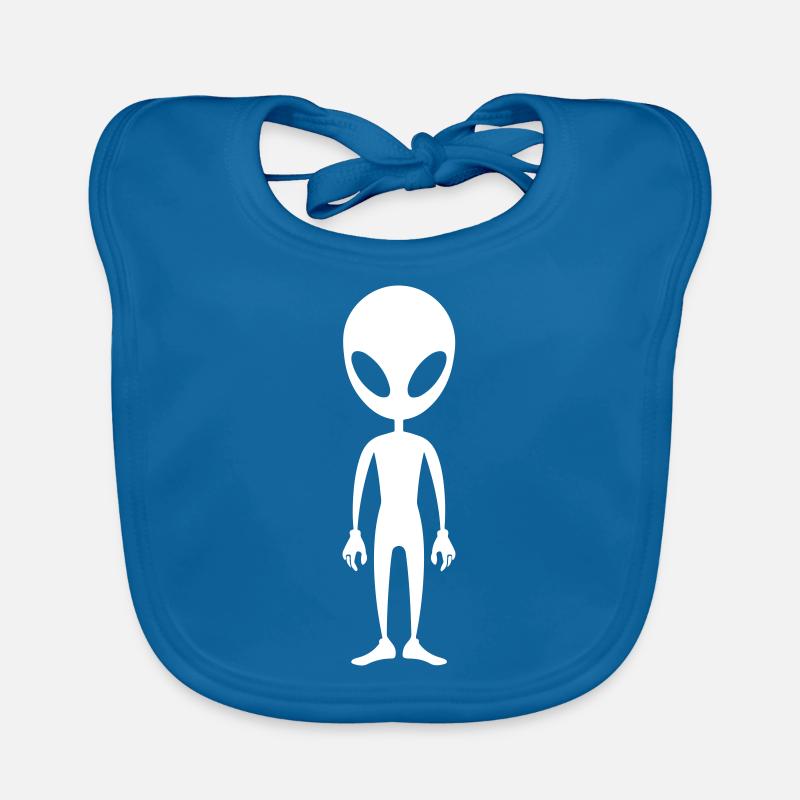 Alien Figur Baby Bio-Lätzchen