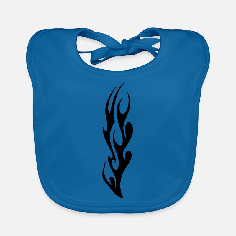 tribal flame Organic Baby Bibs