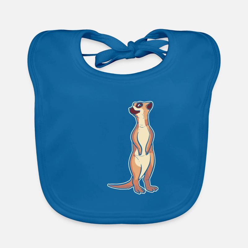 Erdmännchen Baby Bio-Lätzchen