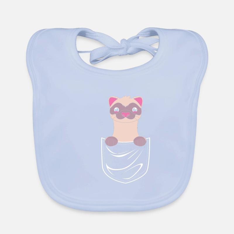 Frettchen Baby Bio-Lätzchen