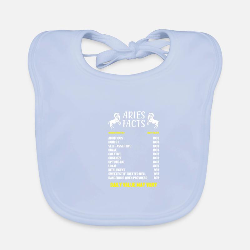 Sternzeichen Widder Baby Bio-Lätzchen