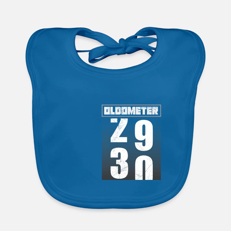 30 Oldometer 30th Birthday Gift Idea Organic Baby Bibs