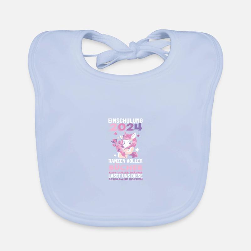 First Grade Elementary School 2024 Gift Organic Baby Bibs