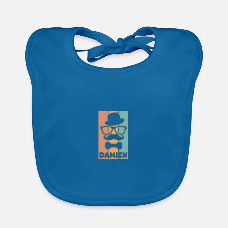 First name Damien Organic Baby Bibs