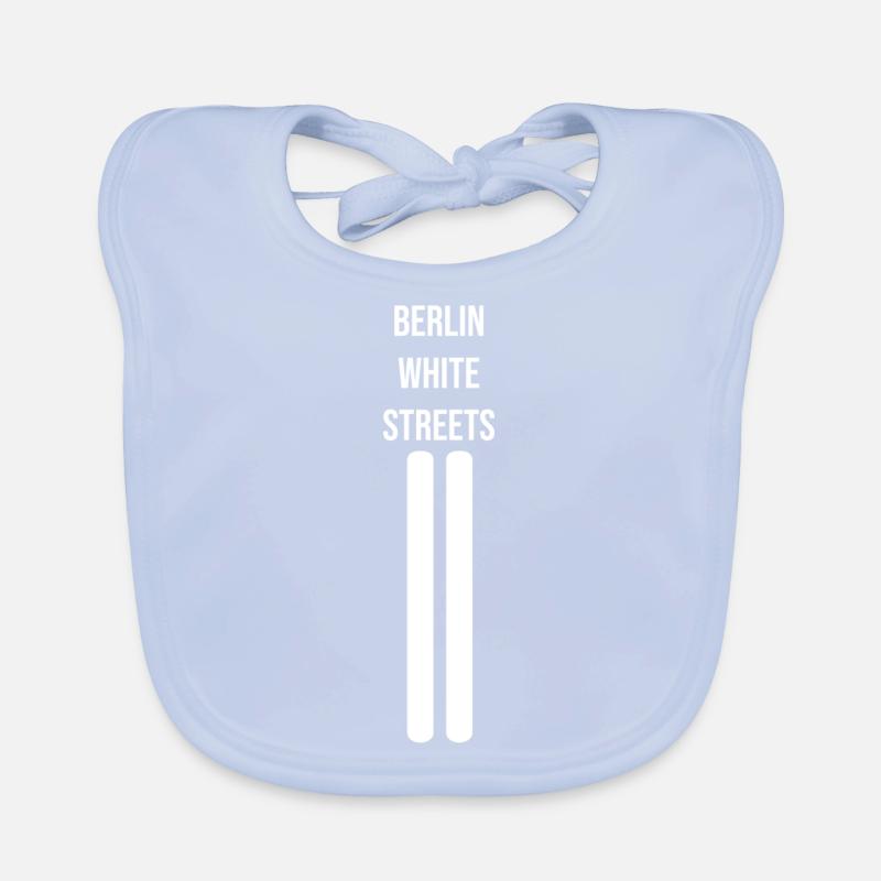 Rues blanches de Berlin Bavoir bio Bébé