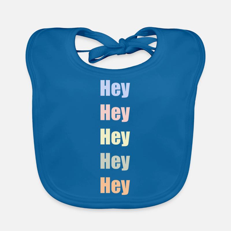 Hey Hey Hey Hello Organic Baby Bibs