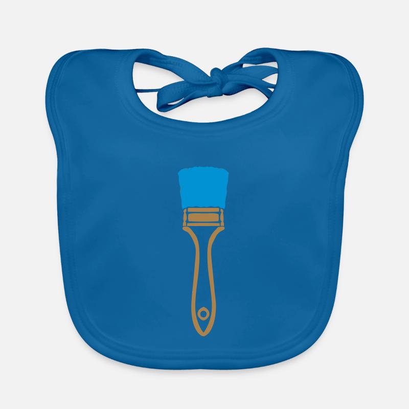 paintbrush painter Organic Baby Bibs