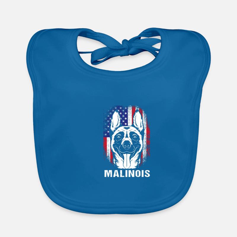 Belgischer Malinois Baby Bio-Lätzchen