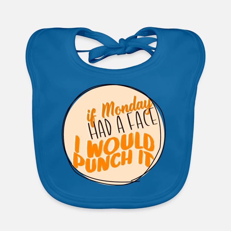 If Monday had a face, I would box it Organic Baby Bibs