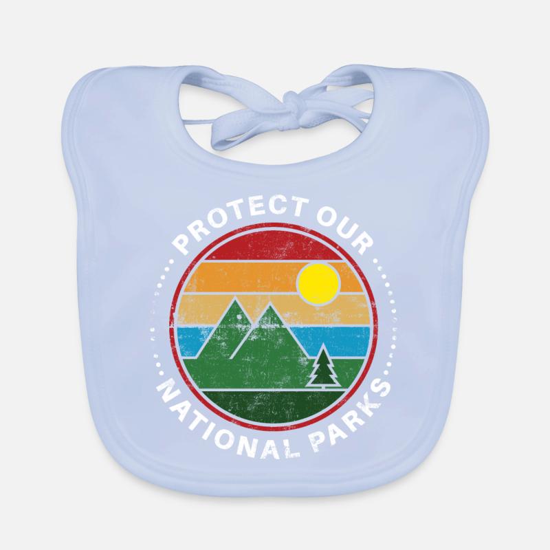 Protect Our National Parks Gift Organic Baby Bibs