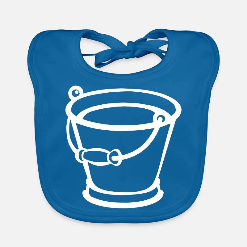 Filled bucket Organic Baby Bibs