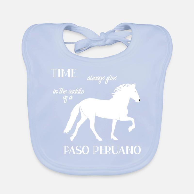 Time always flows Organic Baby Bibs