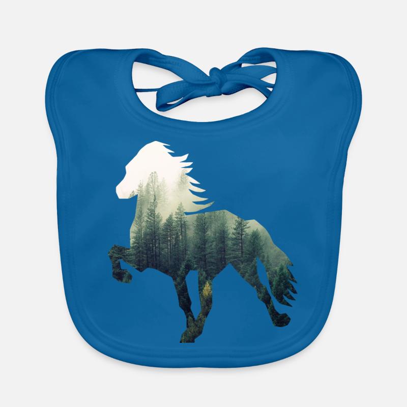 Islandpferd Forest Bavoir bio Bébé