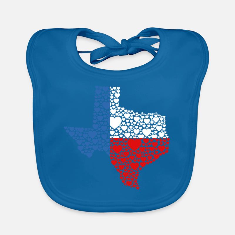 Texas Heart Bavoir bio Bébé