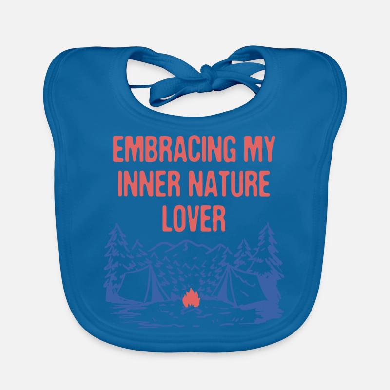 Embracing Inner Nature Lover Camping Forest Organic Baby Bibs