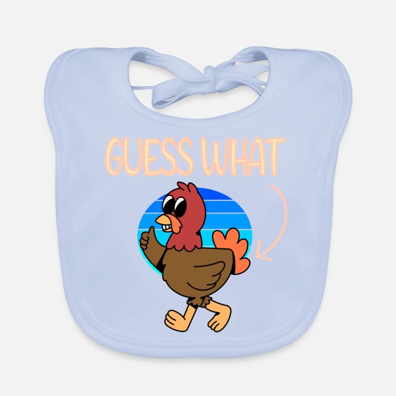Devinez quel poulet Bavoir bio Bébé