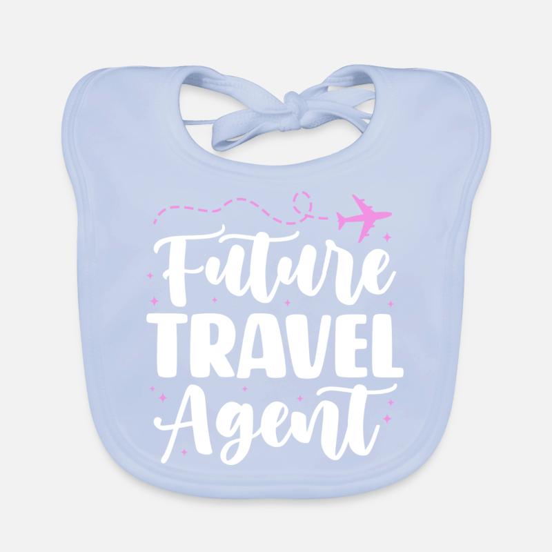 Futur agent de voyages Bavoir bio Bébé