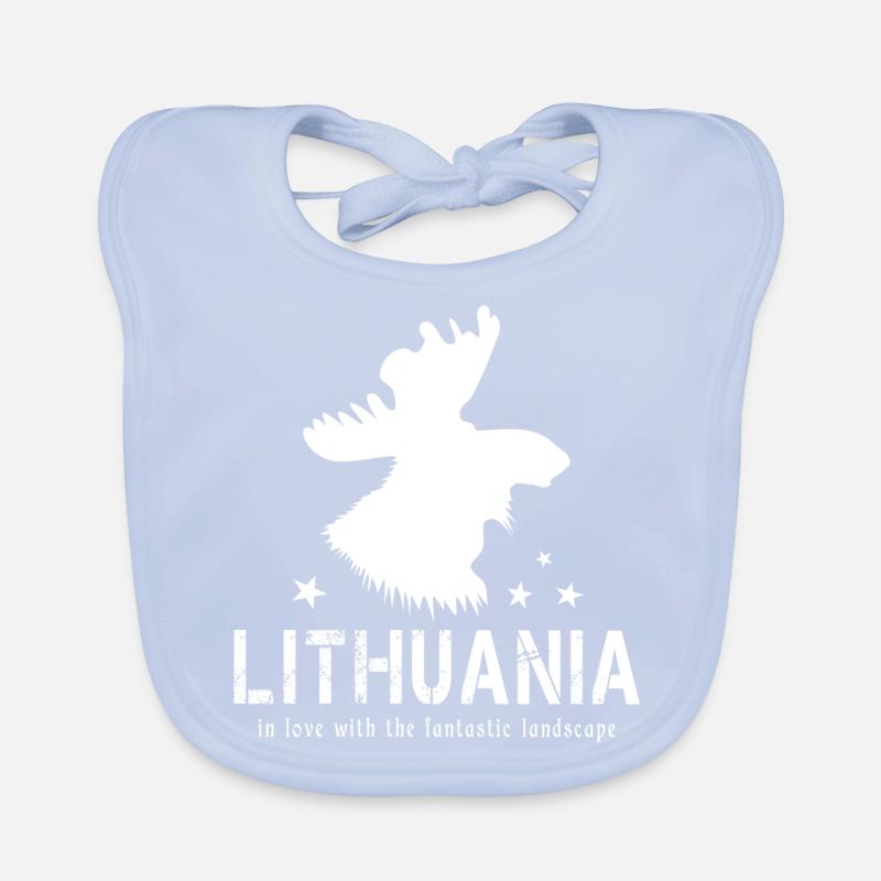 Lithuania Litauen litauisch Baby Bio-Lätzchen