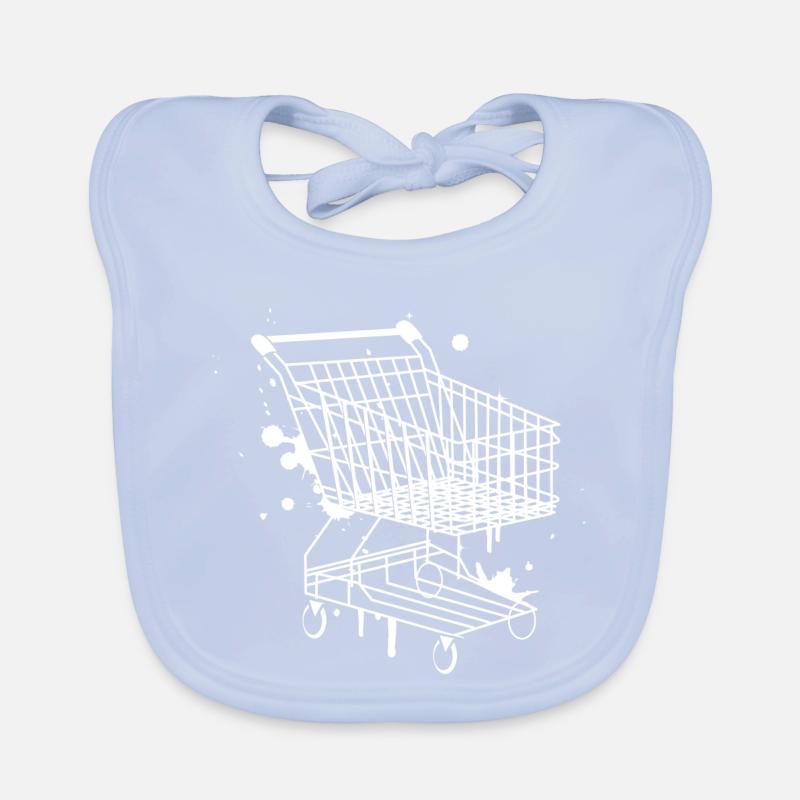 Panier d'achat graffiti Bavoir bio Bébé