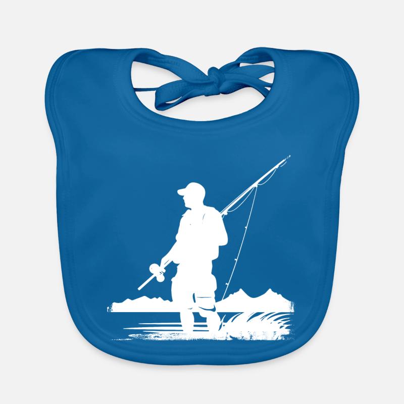 Dessin de pêche Bavoir bio Bébé