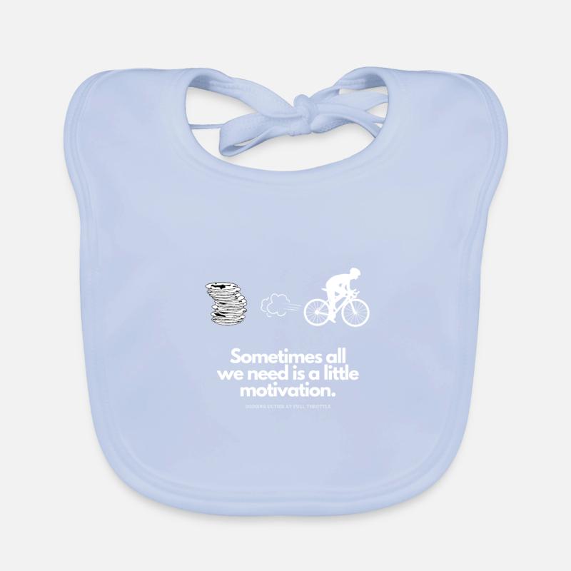 Extra Motivation for Cyclists Rinse Organic Baby Bibs