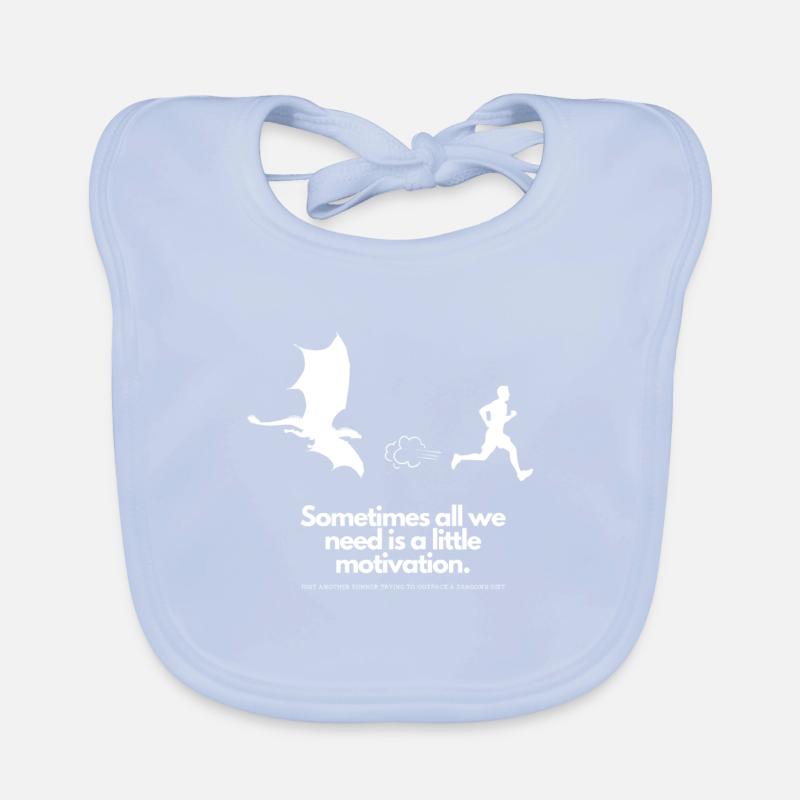 Extra Motivation for Runner Dragon Organic Baby Bibs
