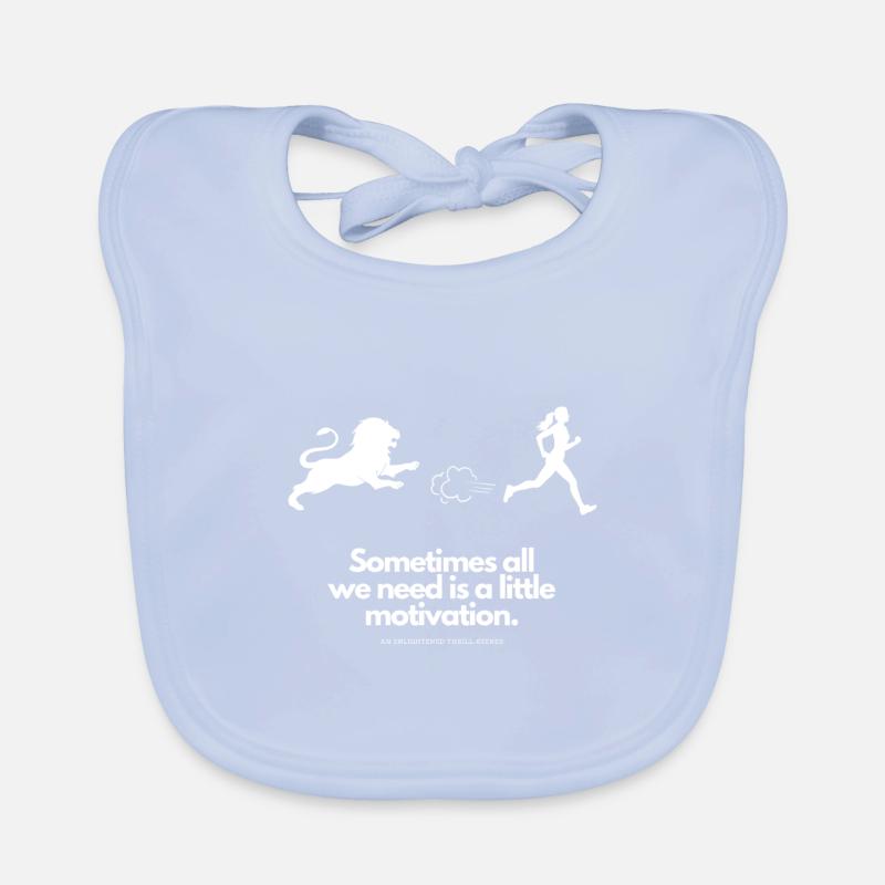 Extra Motivation for Runner Leo Organic Baby Bibs