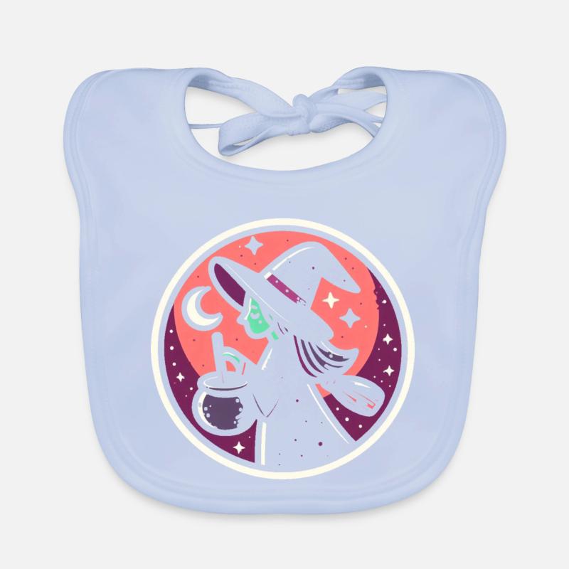 Hexe Comic Baby Bio-Lätzchen