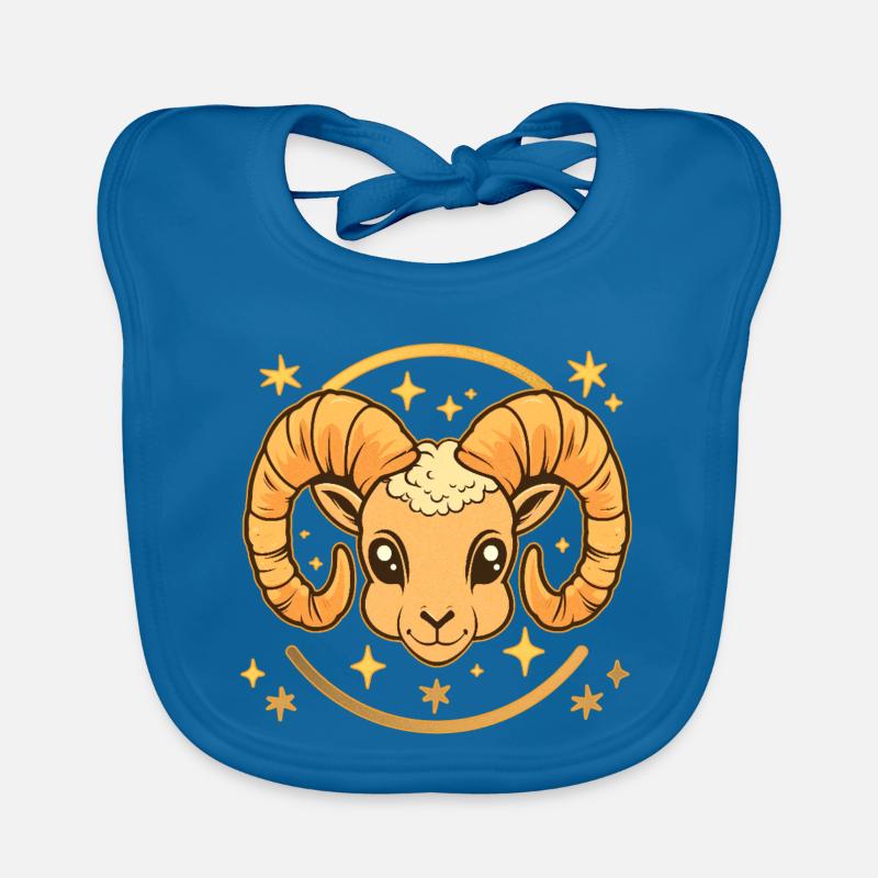 Widder Sternzeichen Baby Bio-Lätzchen