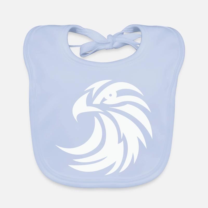 Silhouette d’aigle Bavoir bio Bébé