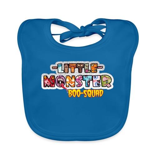 Little Monster BOO Squad Halloween Feier Party - Baby Bio-Lätzchen
