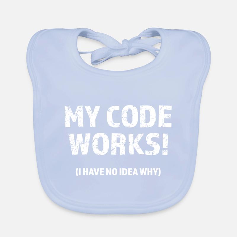 My code works! I have no idea why Programmer Gift Organic Baby Bibs