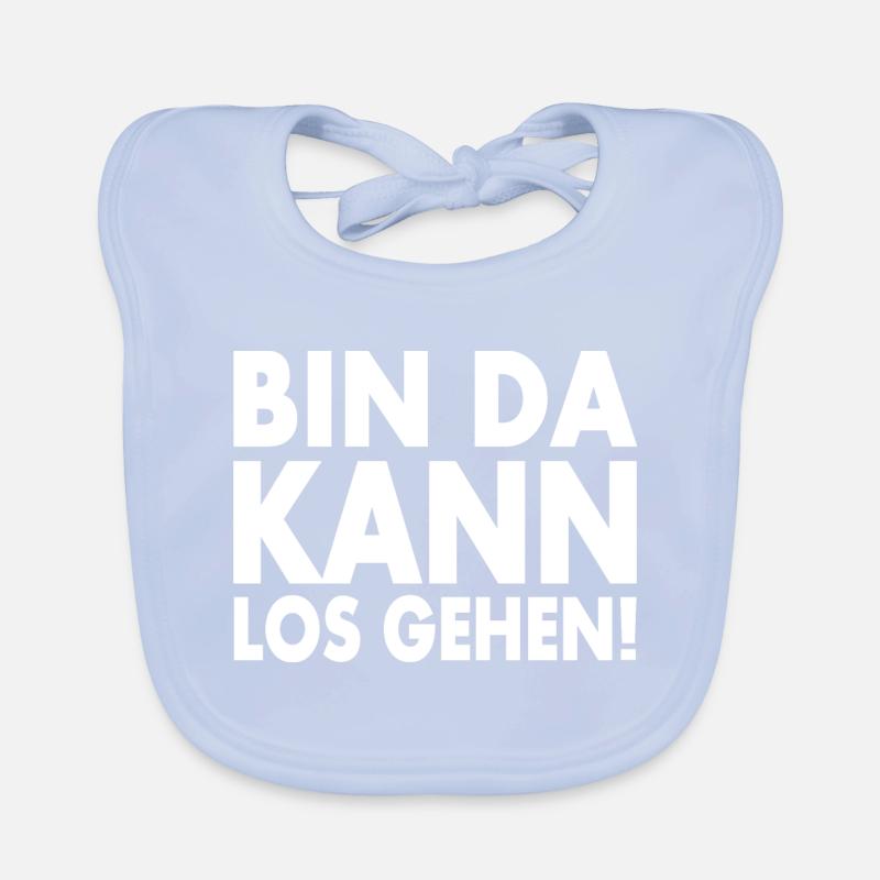 Bin da kann losgehen Baby Bio-Lätzchen