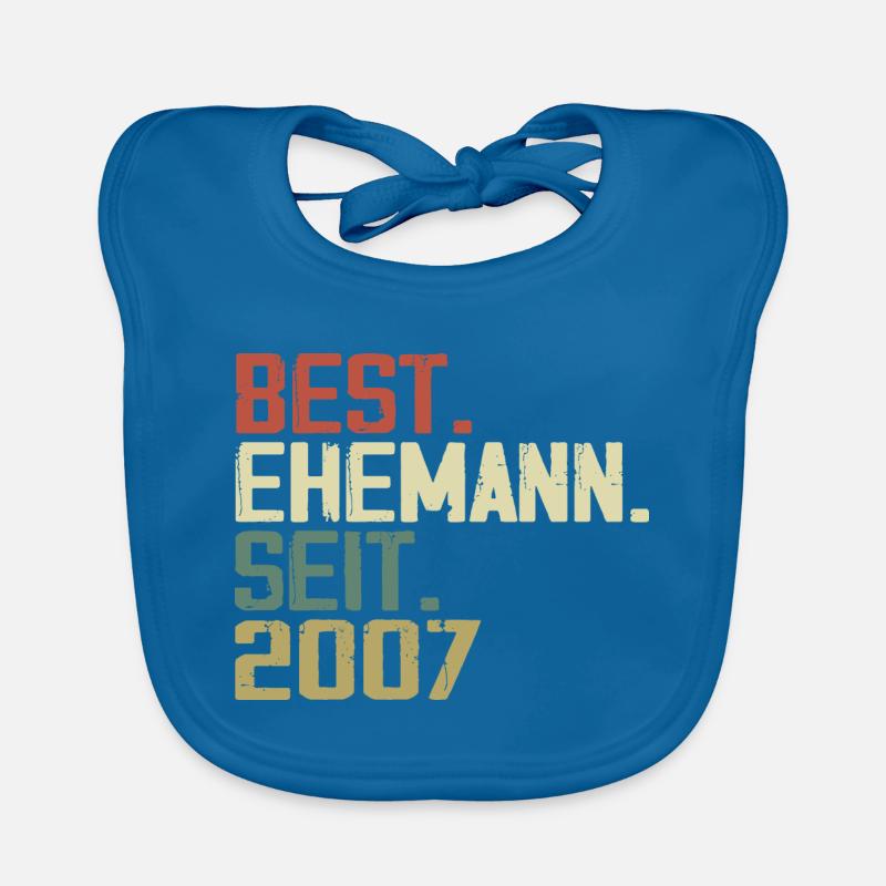Best Ehemann Seit 2007 Geburtstagsgeschenk 2007 Baby Bio-Lätzchen