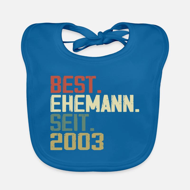 Best Ehemann Seit 2003 Geburtstagsgeschenk 2003 Baby Bio-Lätzchen