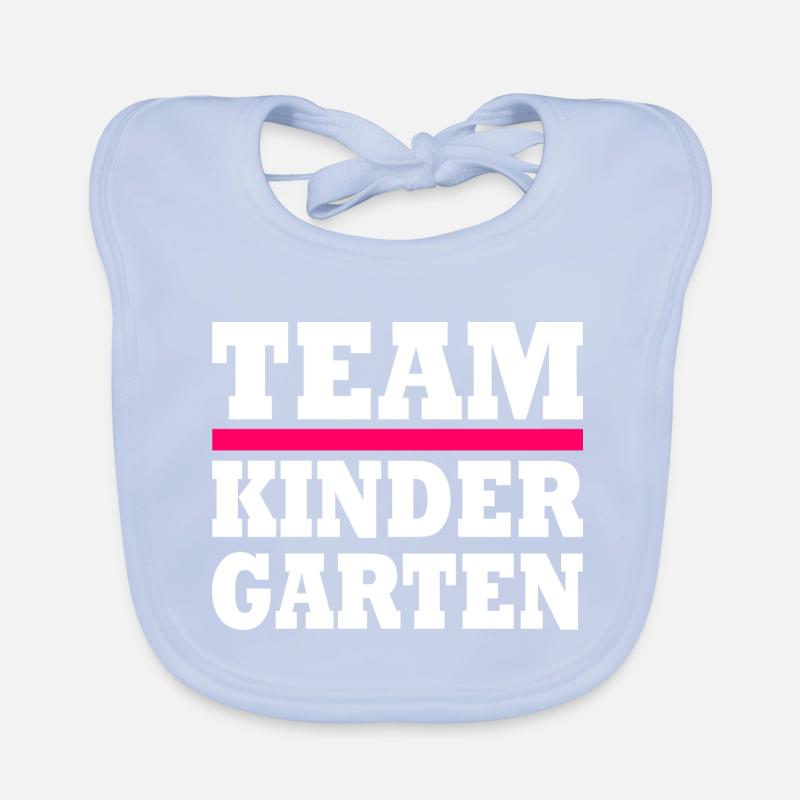 Team kindergarten Baby Bio-Lätzchen
