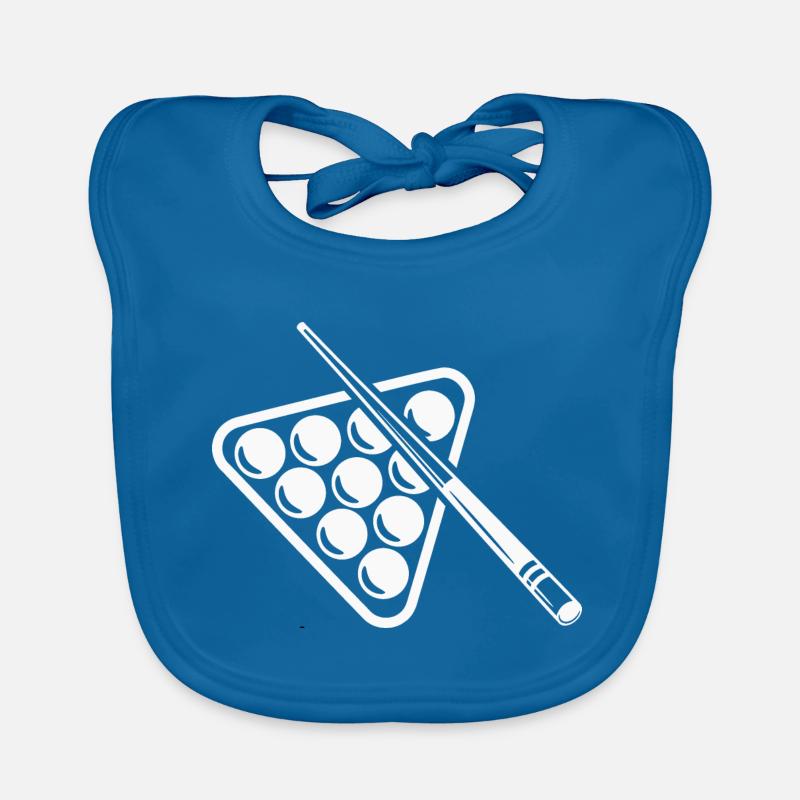 Billard Cue Boules de billard Joueurs de billard Bavoir bio Bébé