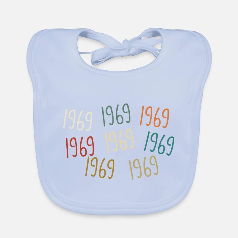 Born in 1969 - legendary since 1969 Organic Baby Bibs