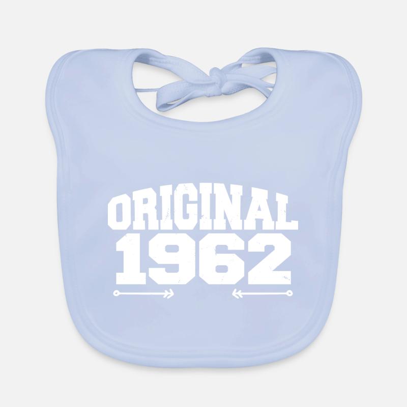 Original 1962 | Birthday present 1962 Organic Baby Bibs